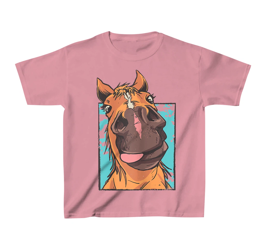 Funny horse lover gifts laughing horse owner funny humour T-Shirt, Kid T-Shirt and Women T-Shirt