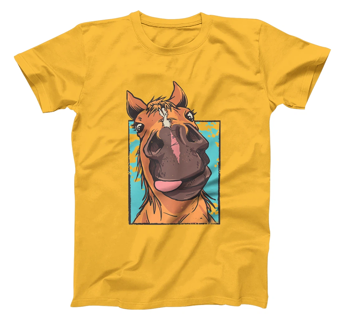 Funny horse lover gifts laughing horse owner funny humour T-Shirt, Kid T-Shirt and Women T-Shirt