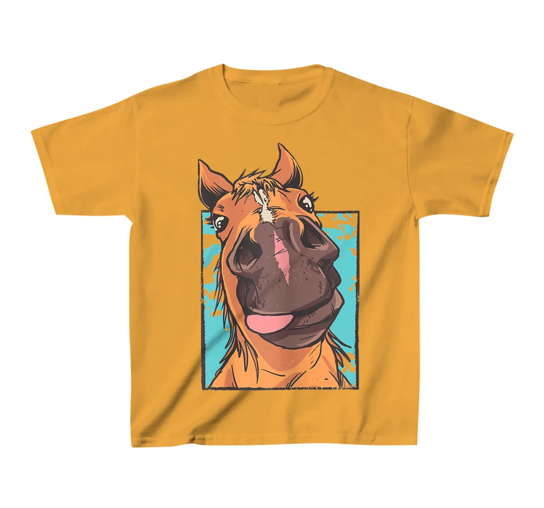 Funny horse lover gifts laughing horse owner funny humour T-Shirt, Kid T-Shirt and Women T-Shirt