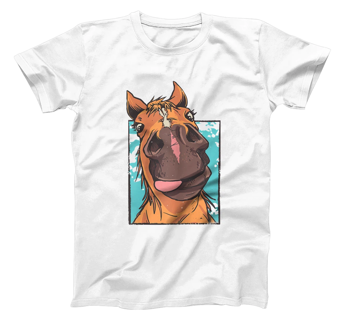 Funny horse lover gifts laughing horse owner funny humour T-Shirt, Kid T-Shirt and Women T-Shirt