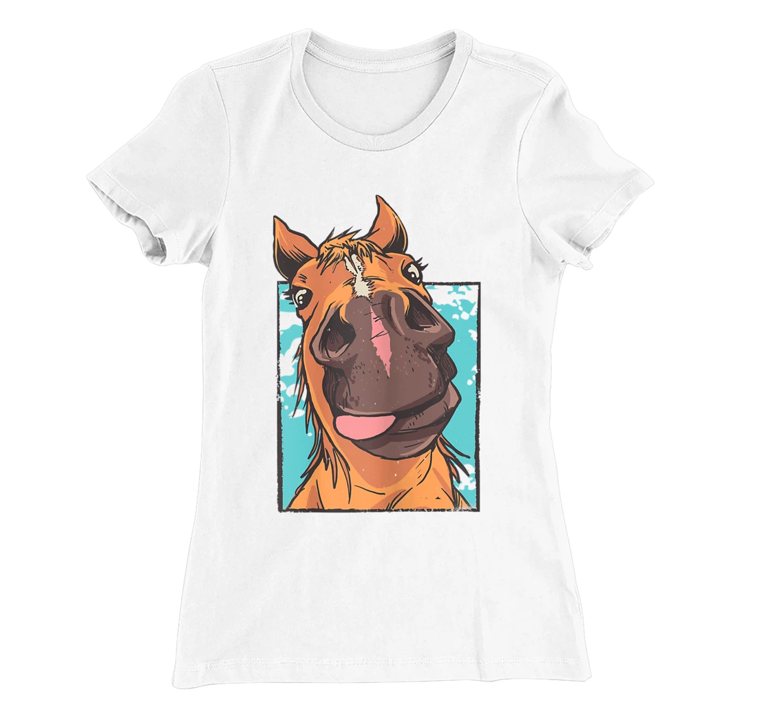 Funny horse lover gifts laughing horse owner funny humour T-Shirt, Kid T-Shirt and Women T-Shirt