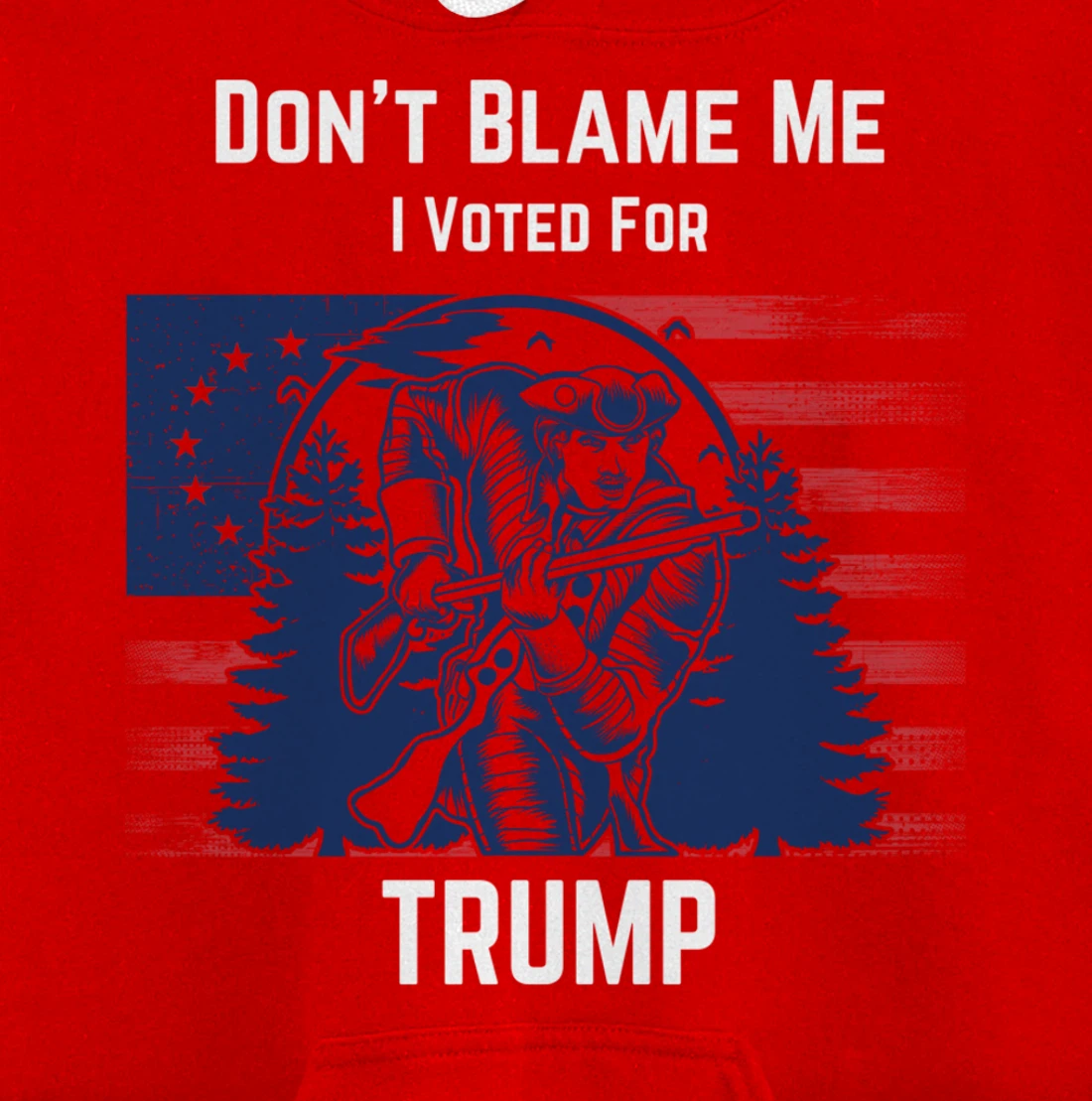 Don't Blame Me I Voted For Trump Minuteman Pullover Hoodie