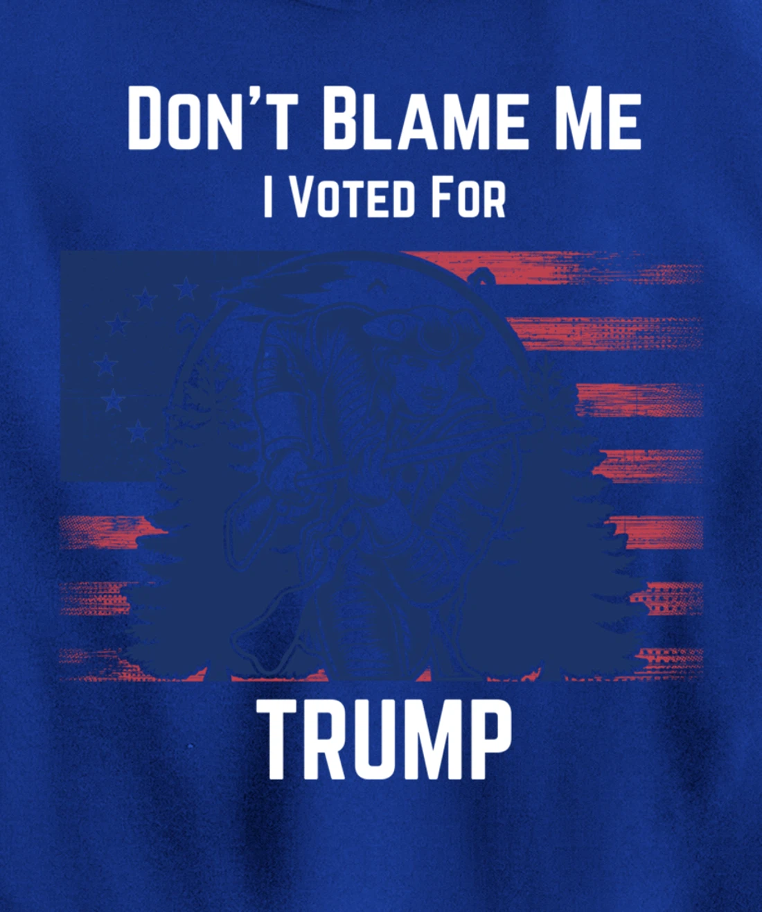 Don't Blame Me I Voted For Trump Minuteman Pullover Hoodie