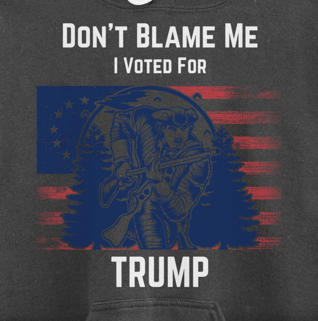 Don't Blame Me I Voted For Trump Minuteman Pullover Hoodie