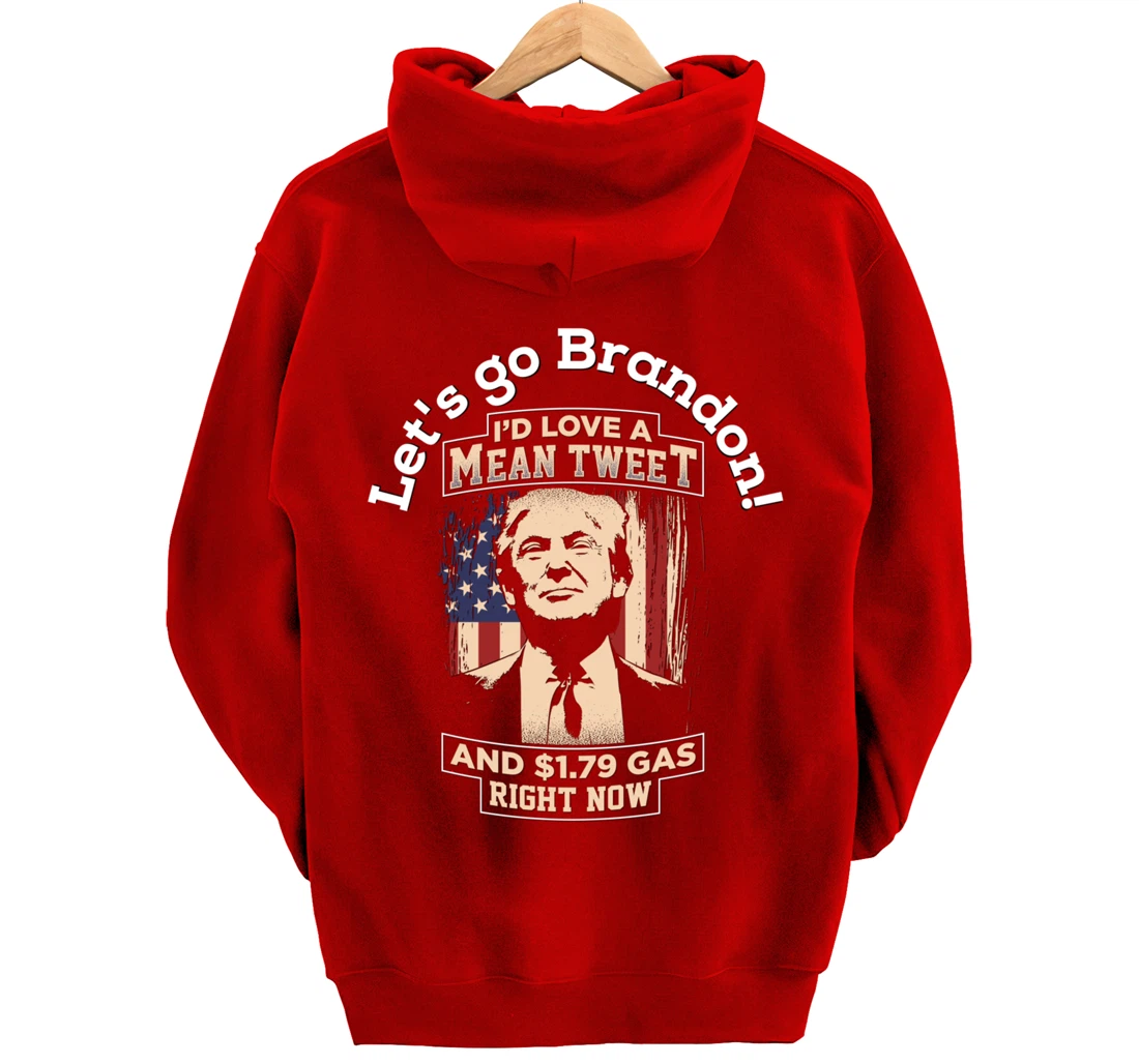 Christmas Biden Funny Republican Political Sarcasm Trump Pullover Hoodie