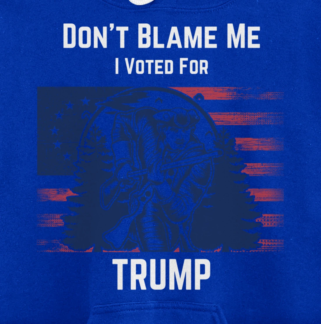 Don't Blame Me I Voted For Trump Minuteman Pullover Hoodie