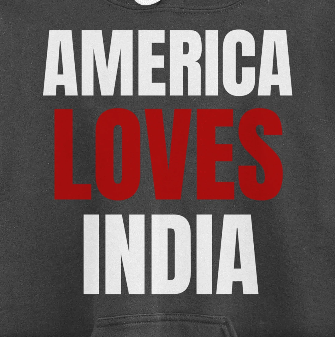 America Loves India- Popular Trump Tee- Trump Supporter Tee Pullover Hoodie