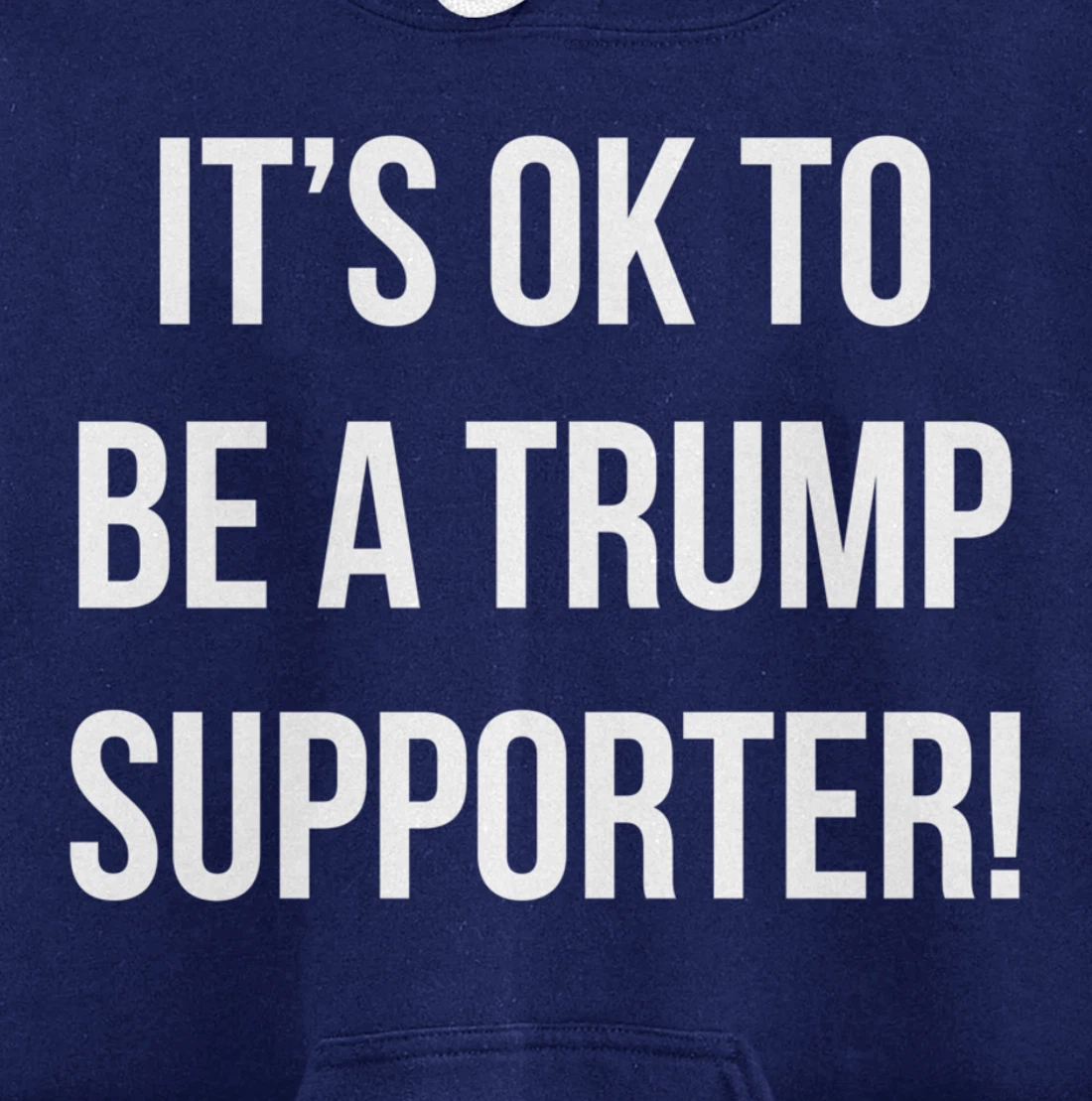 It's Ok to Be a Trump Supporter! Pullover Hoodie