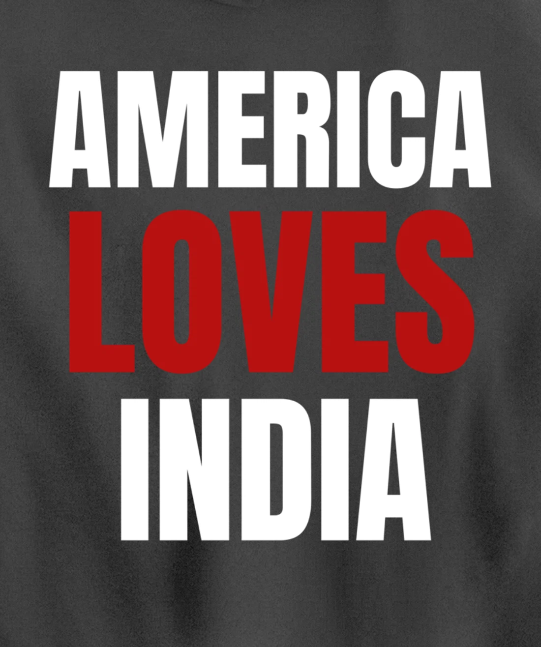 America Loves India- Popular Trump Tee- Trump Supporter Tee Pullover Hoodie