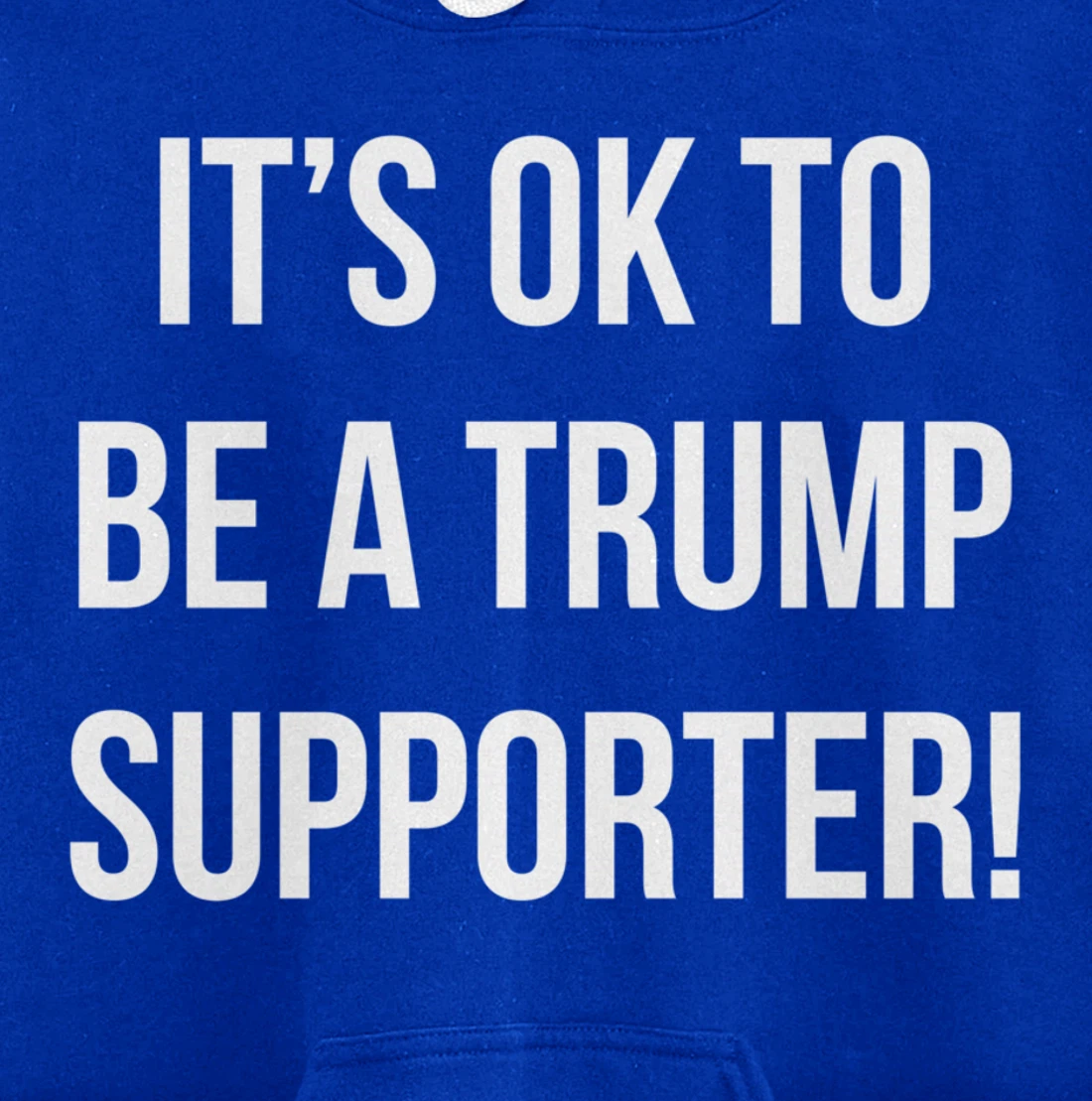It's Ok to Be a Trump Supporter! Pullover Hoodie