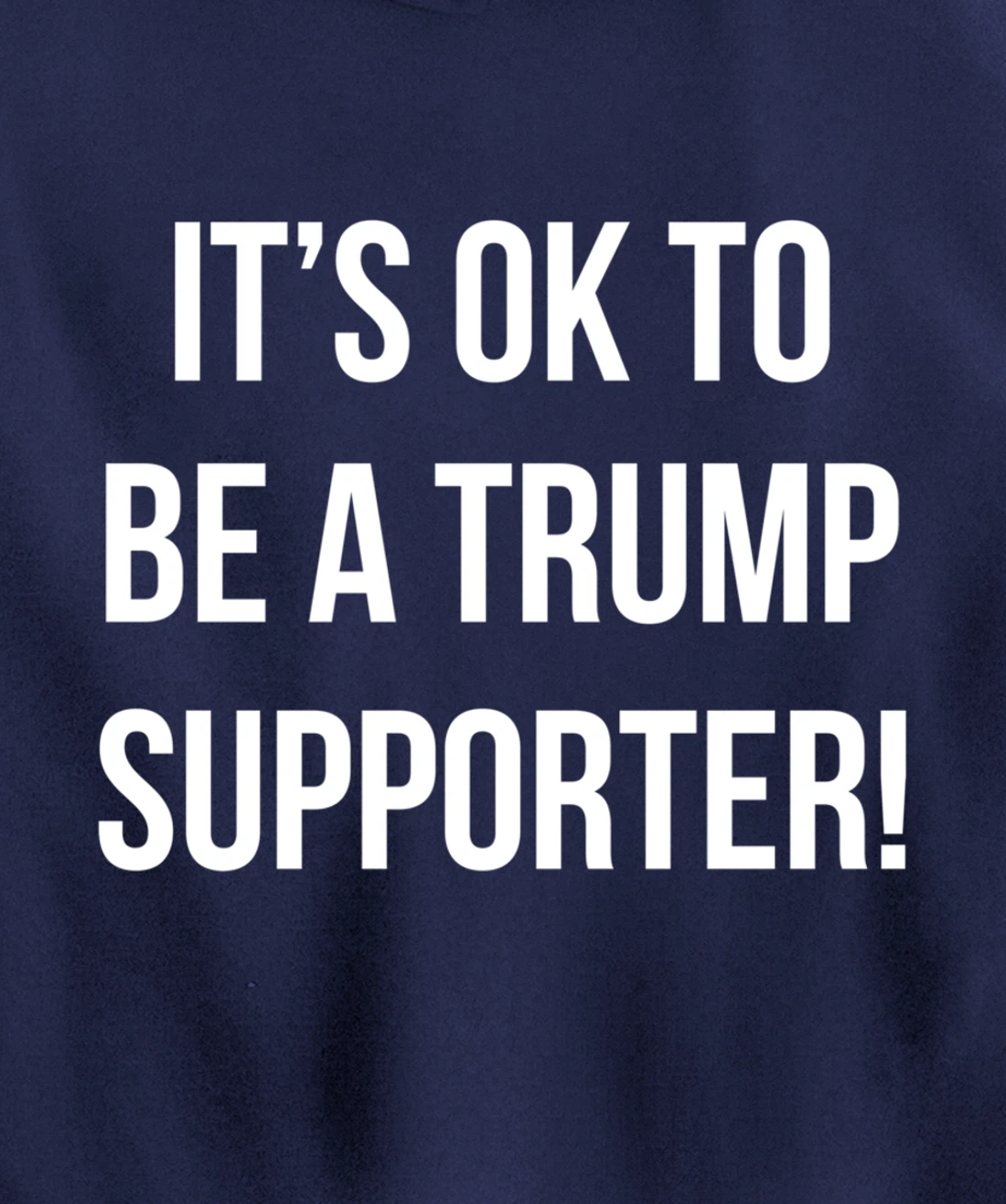 It's Ok to Be a Trump Supporter! Pullover Hoodie