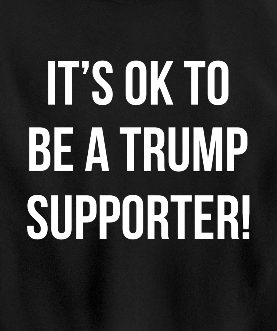 It's Ok to Be a Trump Supporter! Pullover Hoodie
