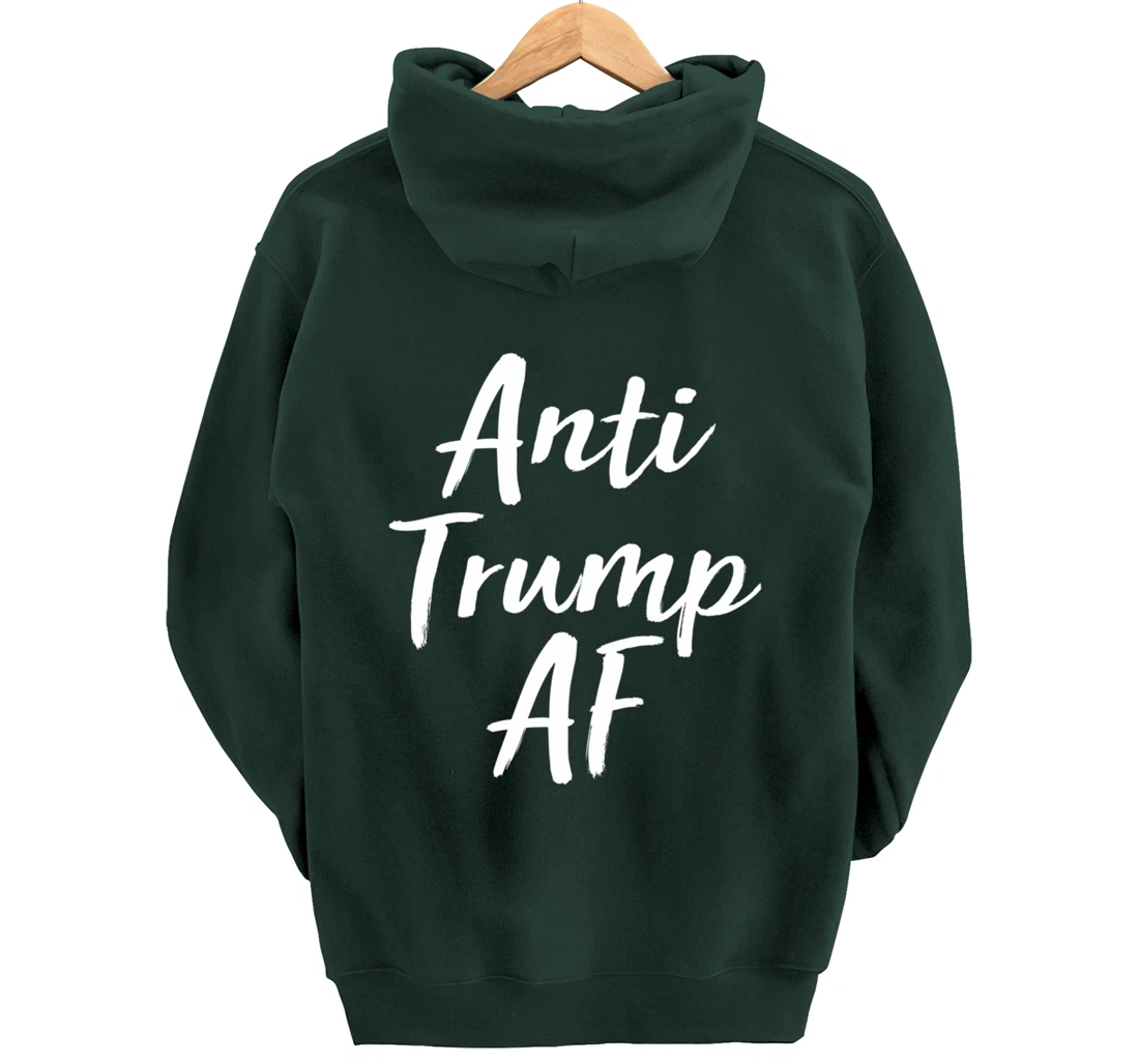 Anti Trump AF - Anti-Trump - Pullover Hoodie
