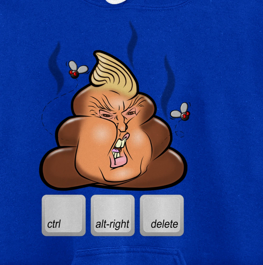 Cntl+Alt(right)+Delete Anti Alt-Right Anti Trump Pullover Hoodie