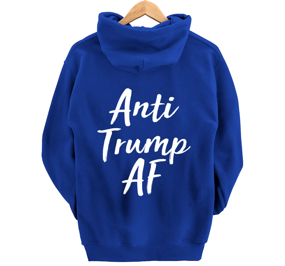 Anti Trump AF - Anti-Trump - Pullover Hoodie