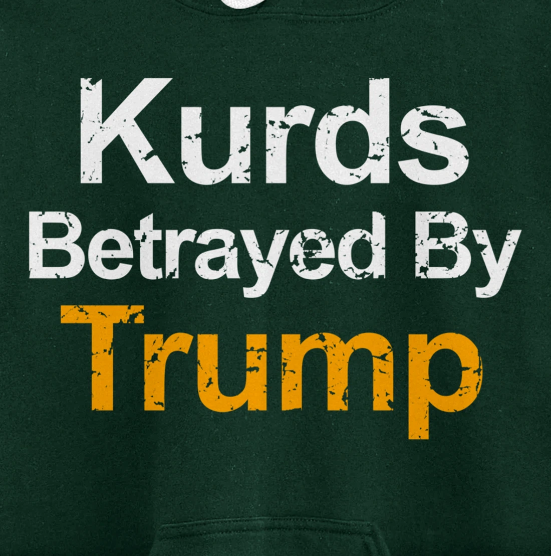 Vintage Kurds Betrayed by Trump Pullover Hoodie