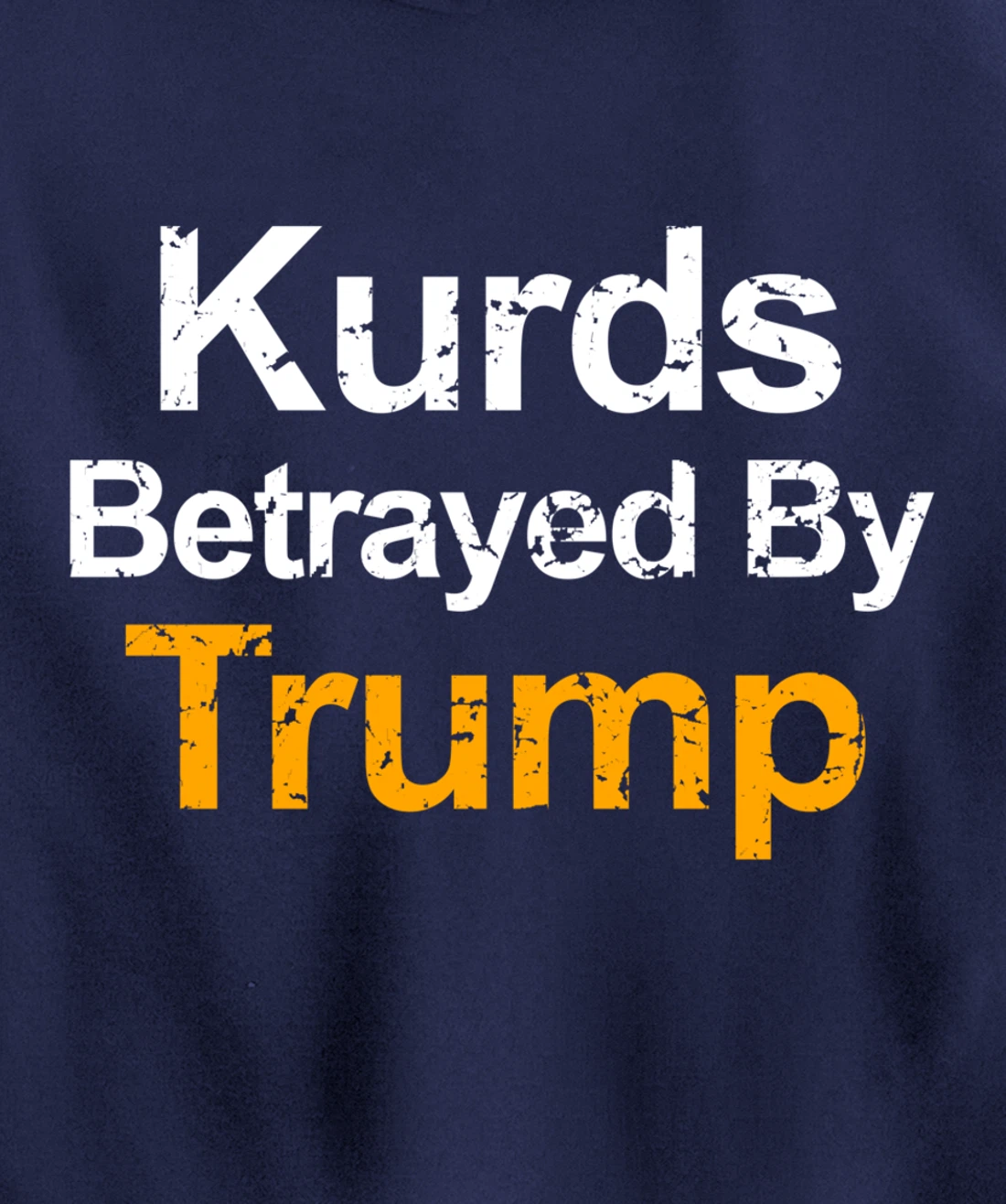 Vintage Kurds Betrayed by Trump Pullover Hoodie