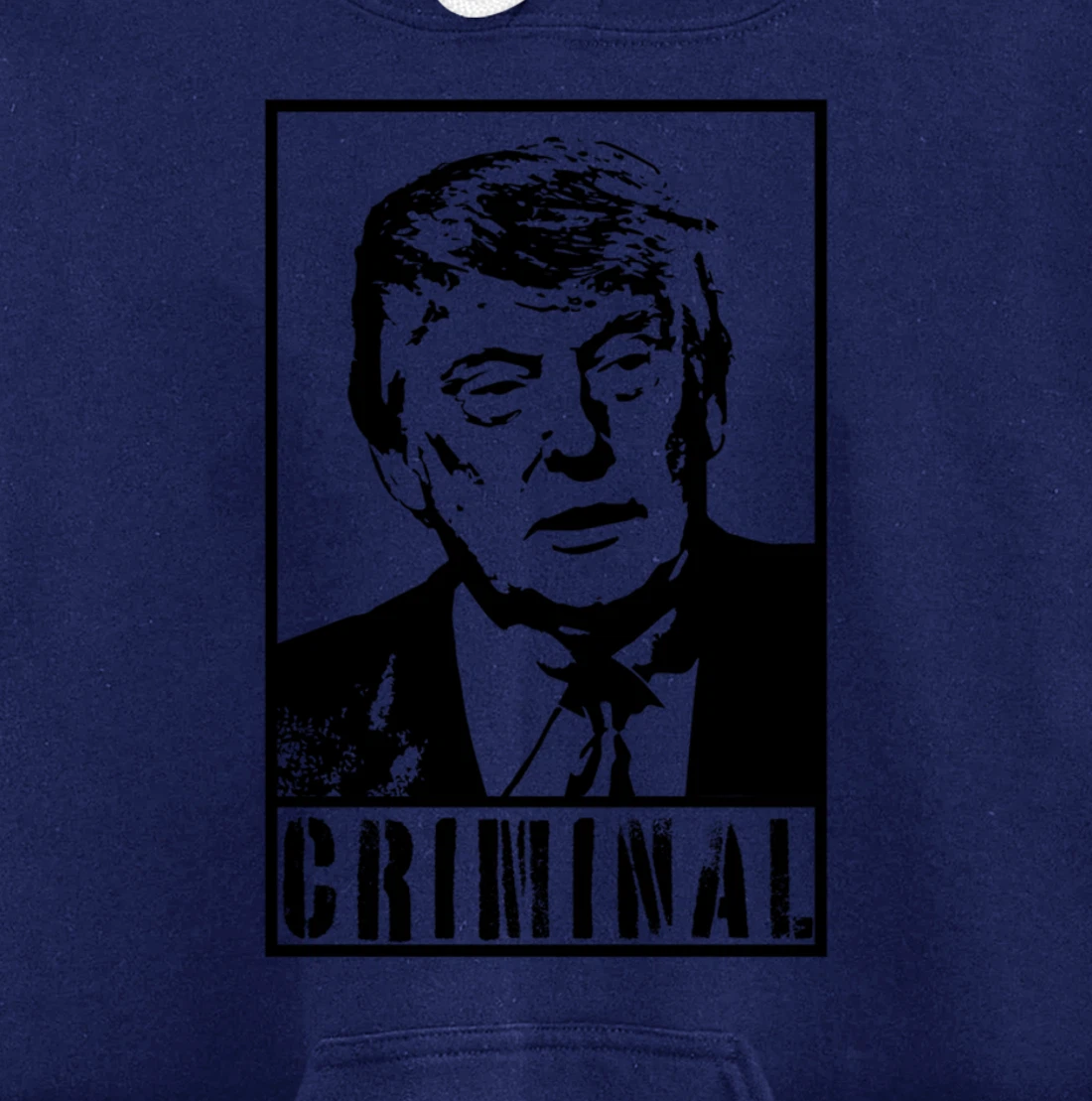Trump is A Criminal Anti Trump Impeach the President Pullover Hoodie