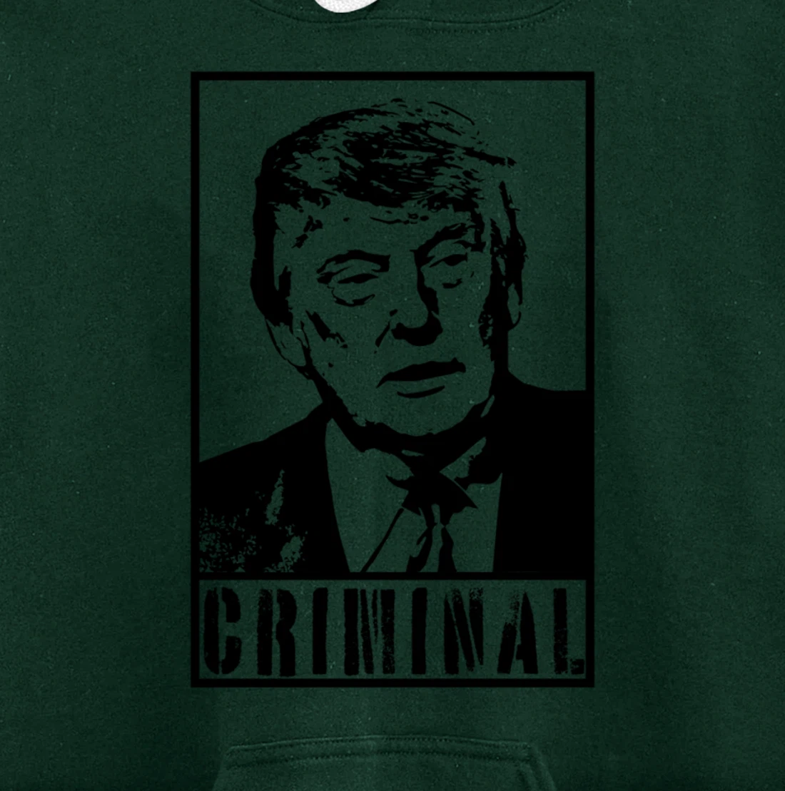 Trump is A Criminal Anti Trump Impeach the President Pullover Hoodie