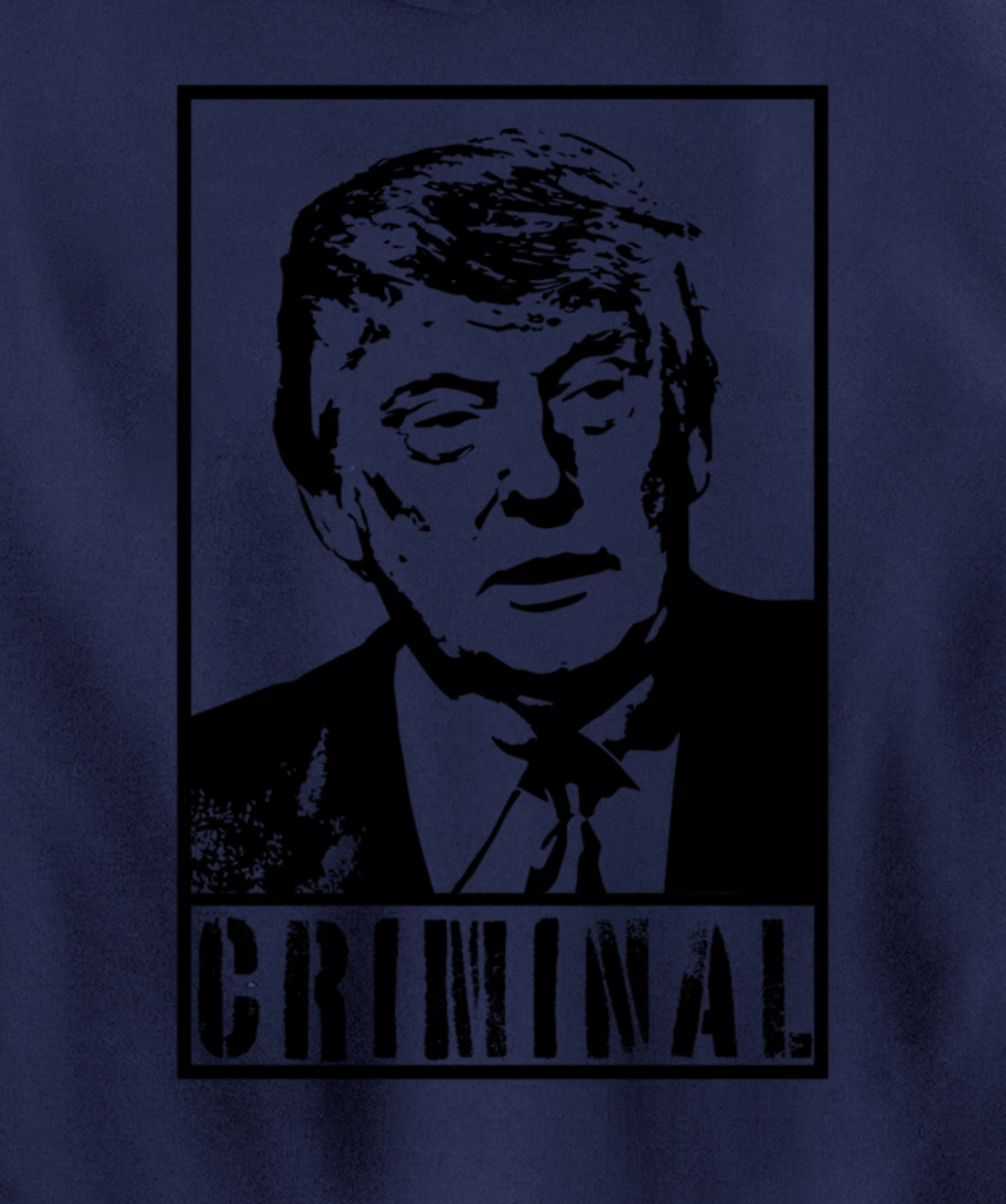 Trump is A Criminal Anti Trump Impeach the President Pullover Hoodie
