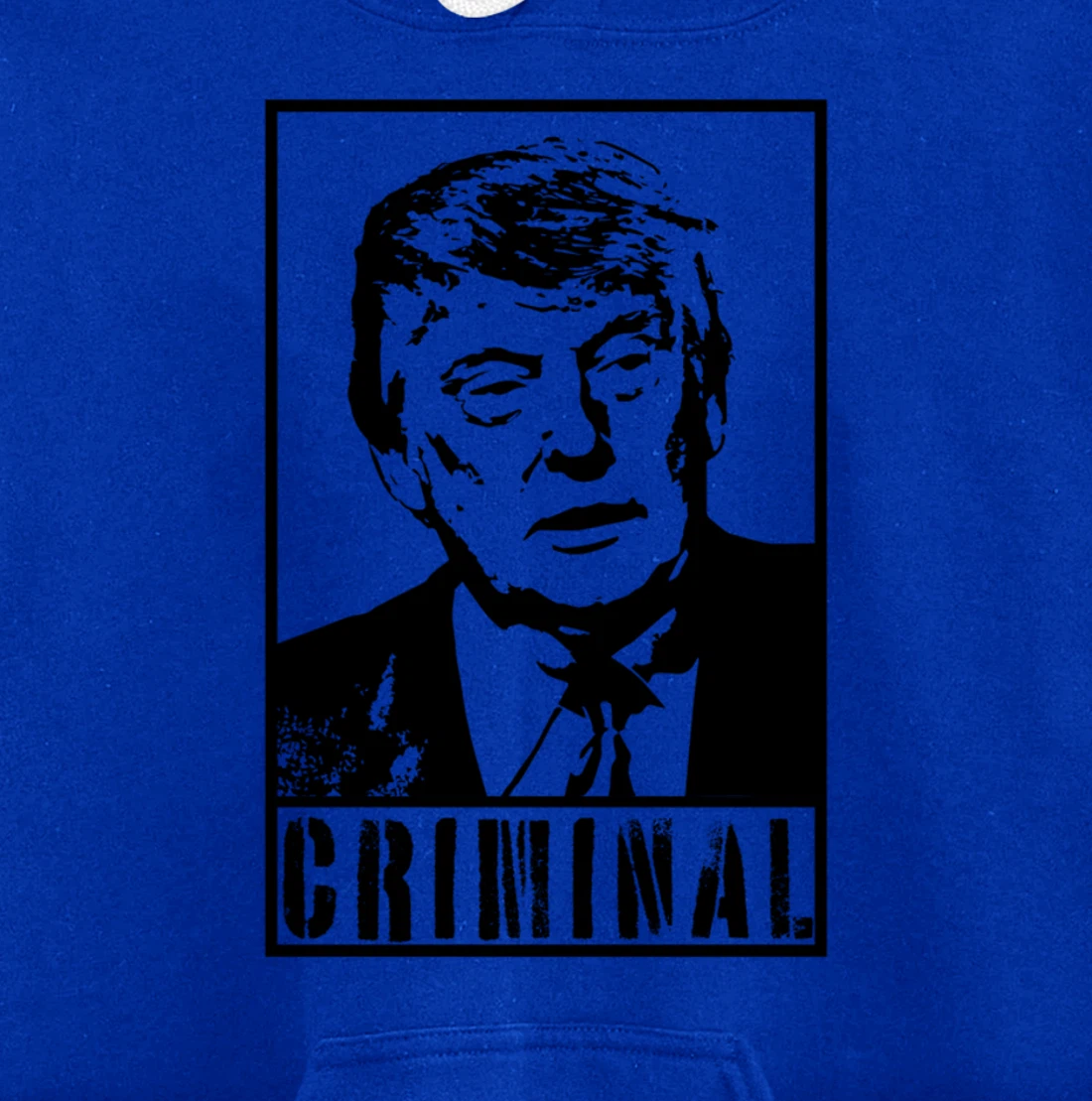 Trump is A Criminal Anti Trump Impeach the President Pullover Hoodie