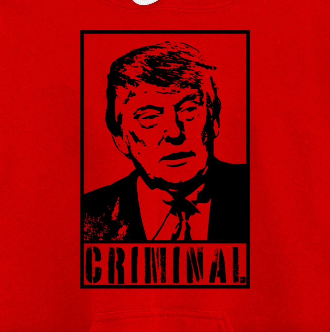 Trump is A Criminal Anti Trump Impeach the President Pullover Hoodie