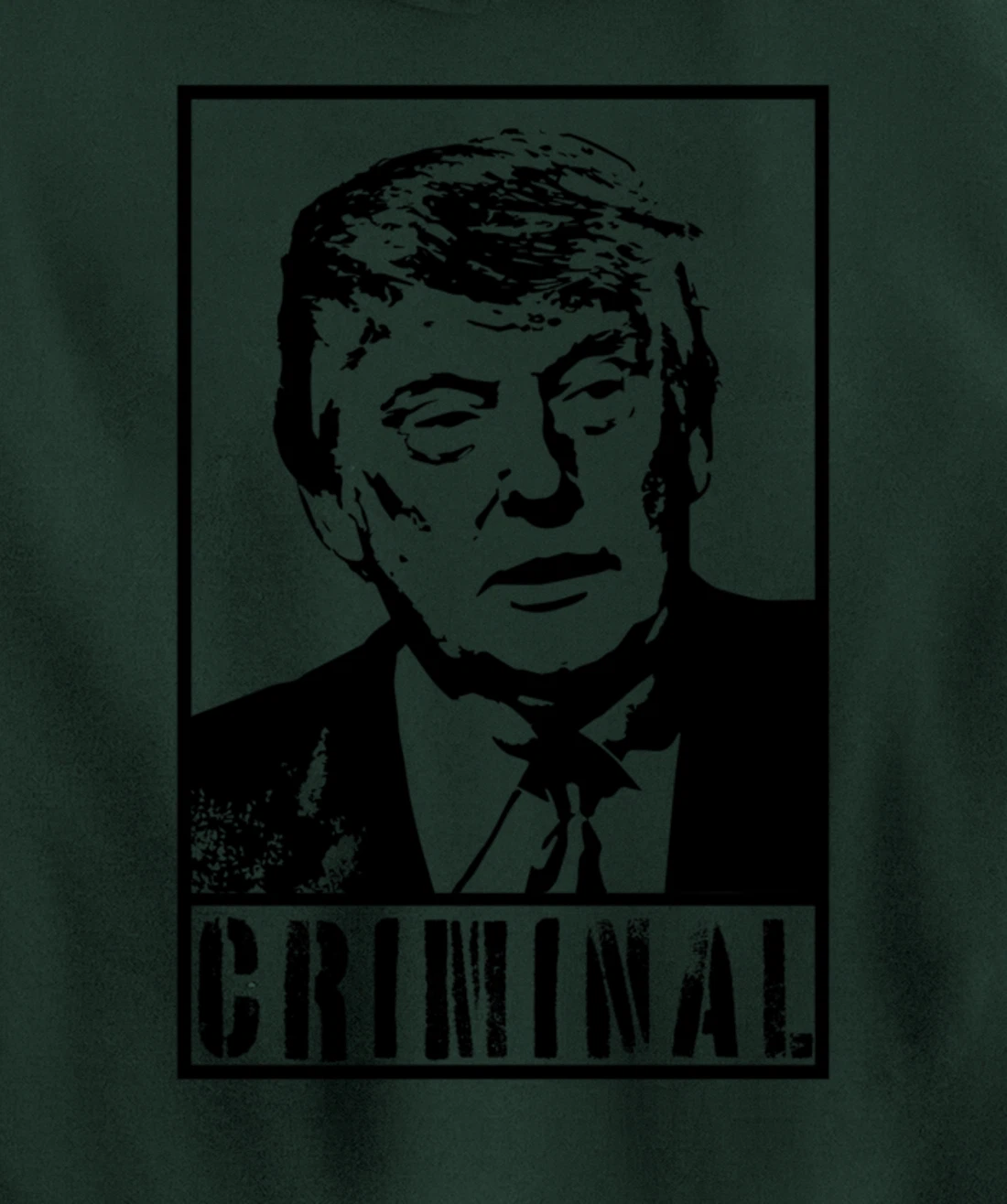 Trump is A Criminal Anti Trump Impeach the President Pullover Hoodie