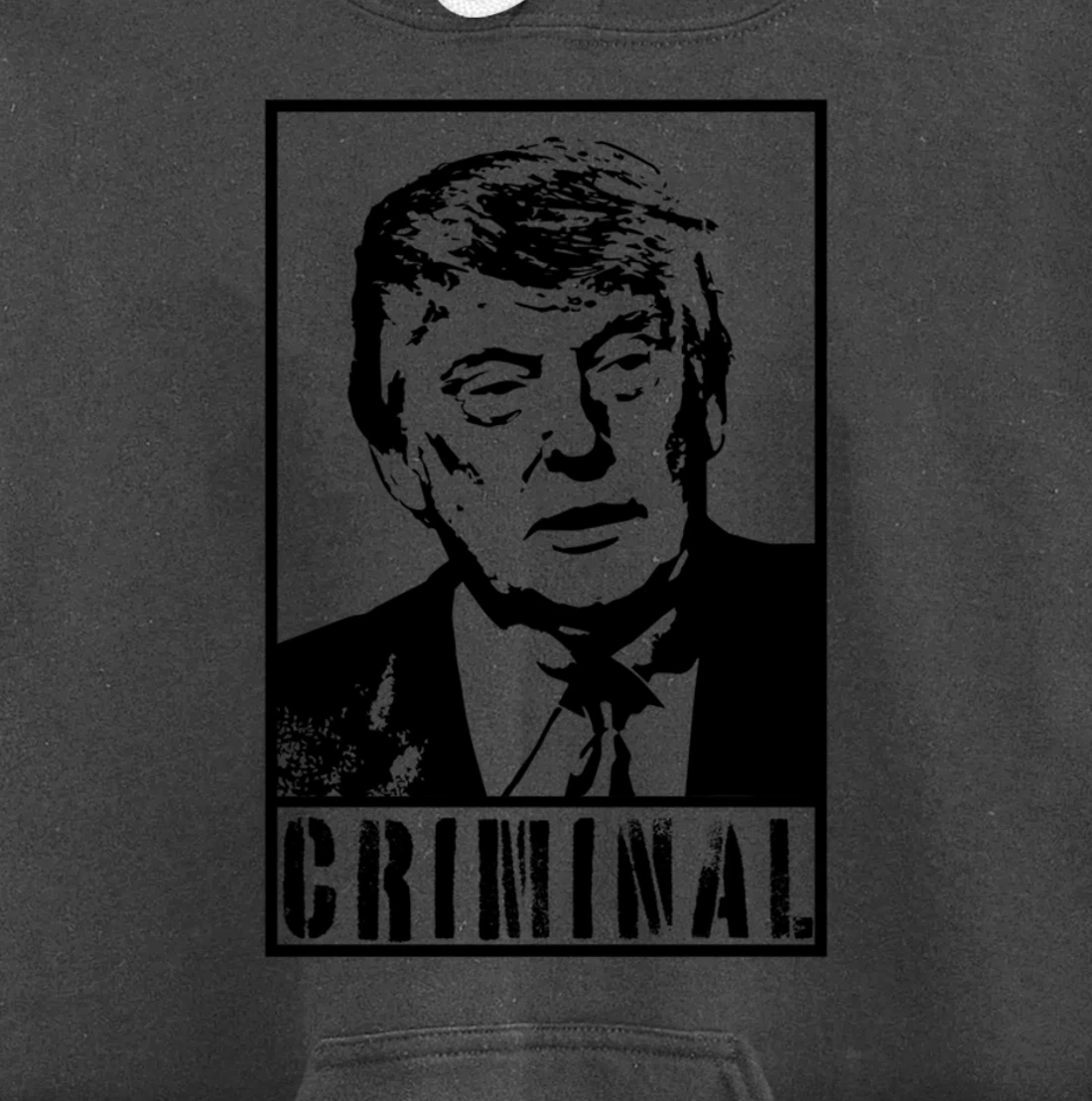 Trump is A Criminal Anti Trump Impeach the President Pullover Hoodie