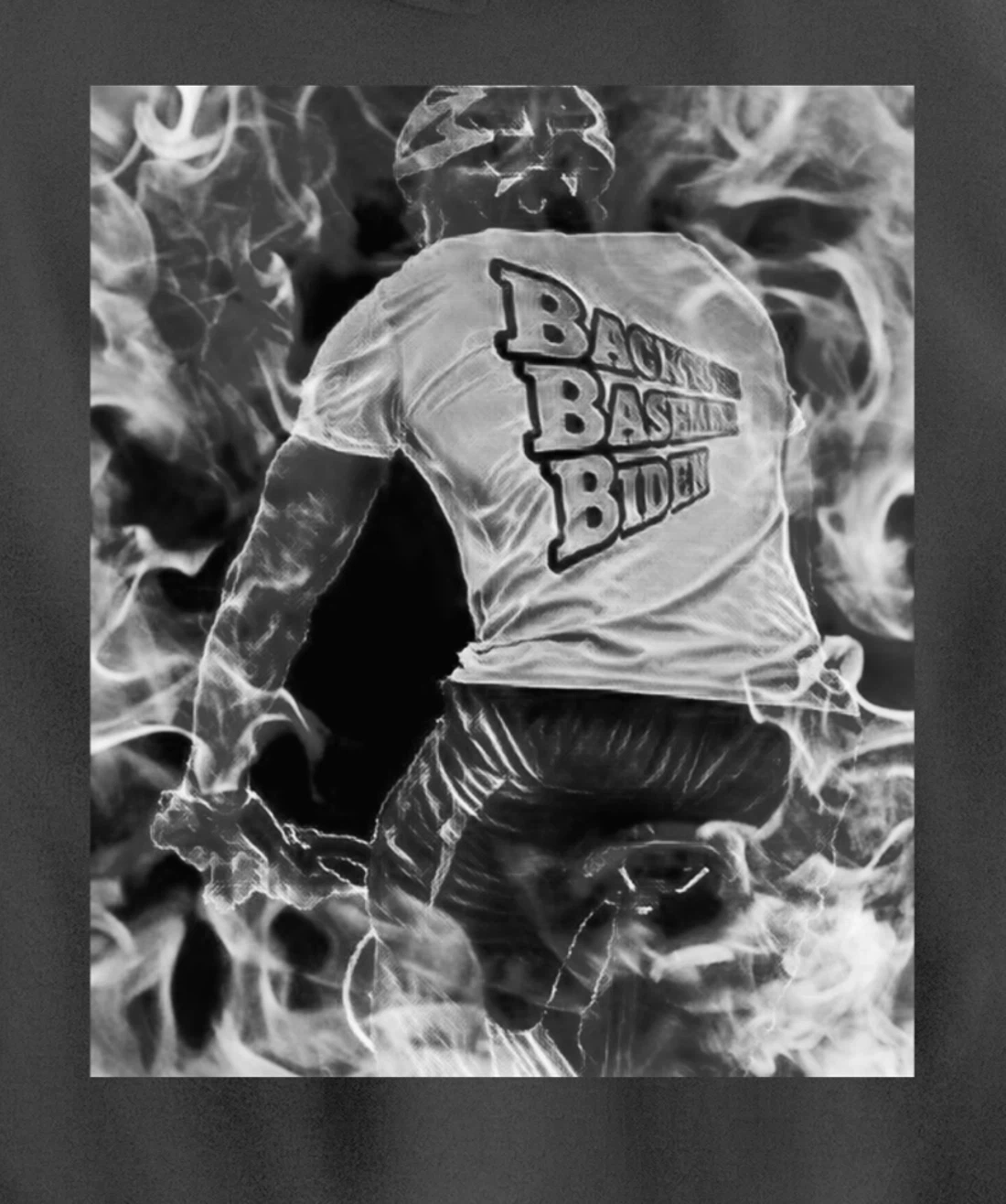 Back to the Basement Biden Trump Bicycle Patriot Republican Pullover Hoodie