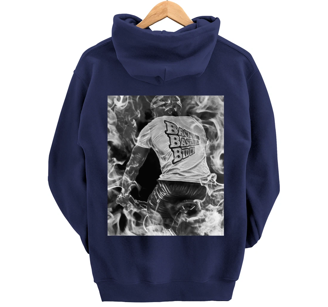 Back to the Basement Biden Trump Bicycle Patriot Republican Pullover Hoodie