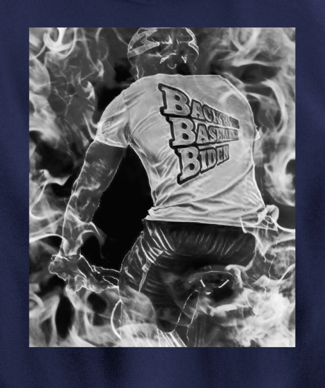 Back to the Basement Biden Trump Bicycle Patriot Republican Pullover Hoodie