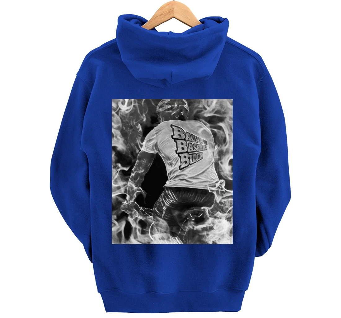 Back to the Basement Biden Trump Bicycle Patriot Republican Pullover Hoodie