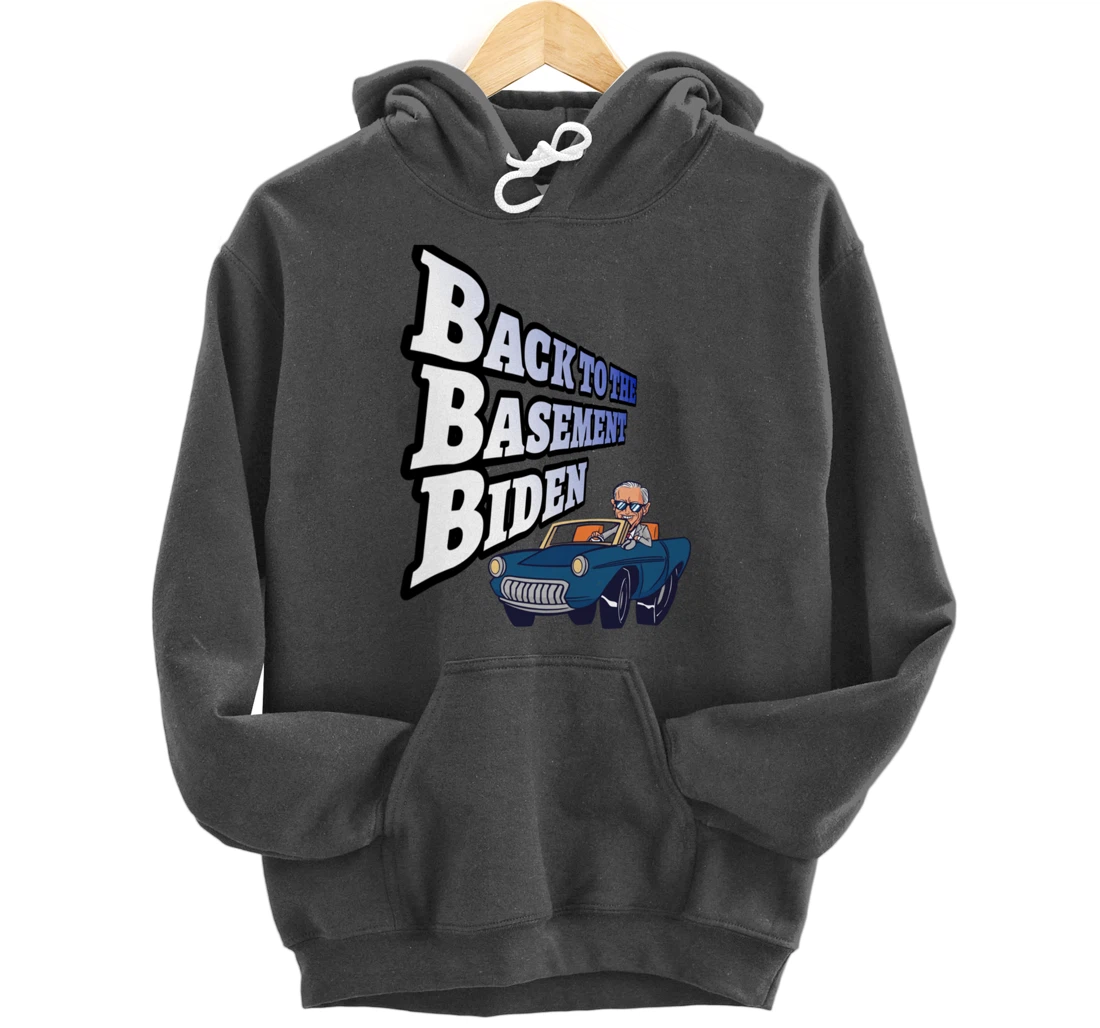 Back to the Basement Biden Trump Bicycle Patriot Republican Pullover Hoodie