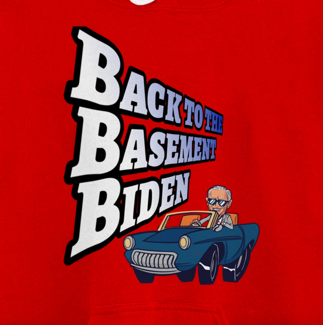 Back to the Basement Biden Trump Bicycle Patriot Republican Pullover Hoodie
