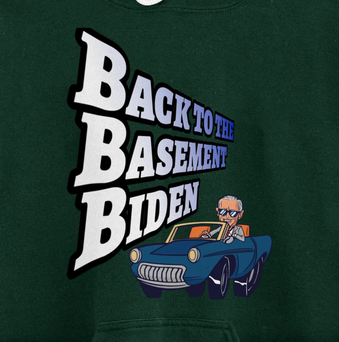 Back to the Basement Biden Trump Bicycle Patriot Republican Pullover Hoodie