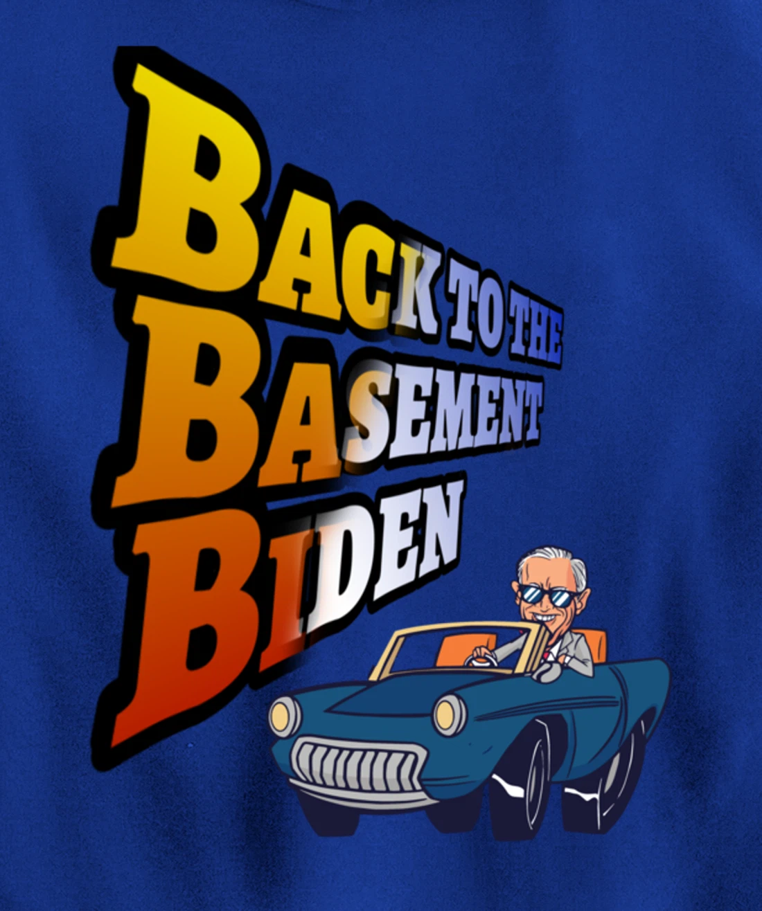 Back to the Basement Biden Trump Bicycle Patriot Republican Pullover Hoodie
