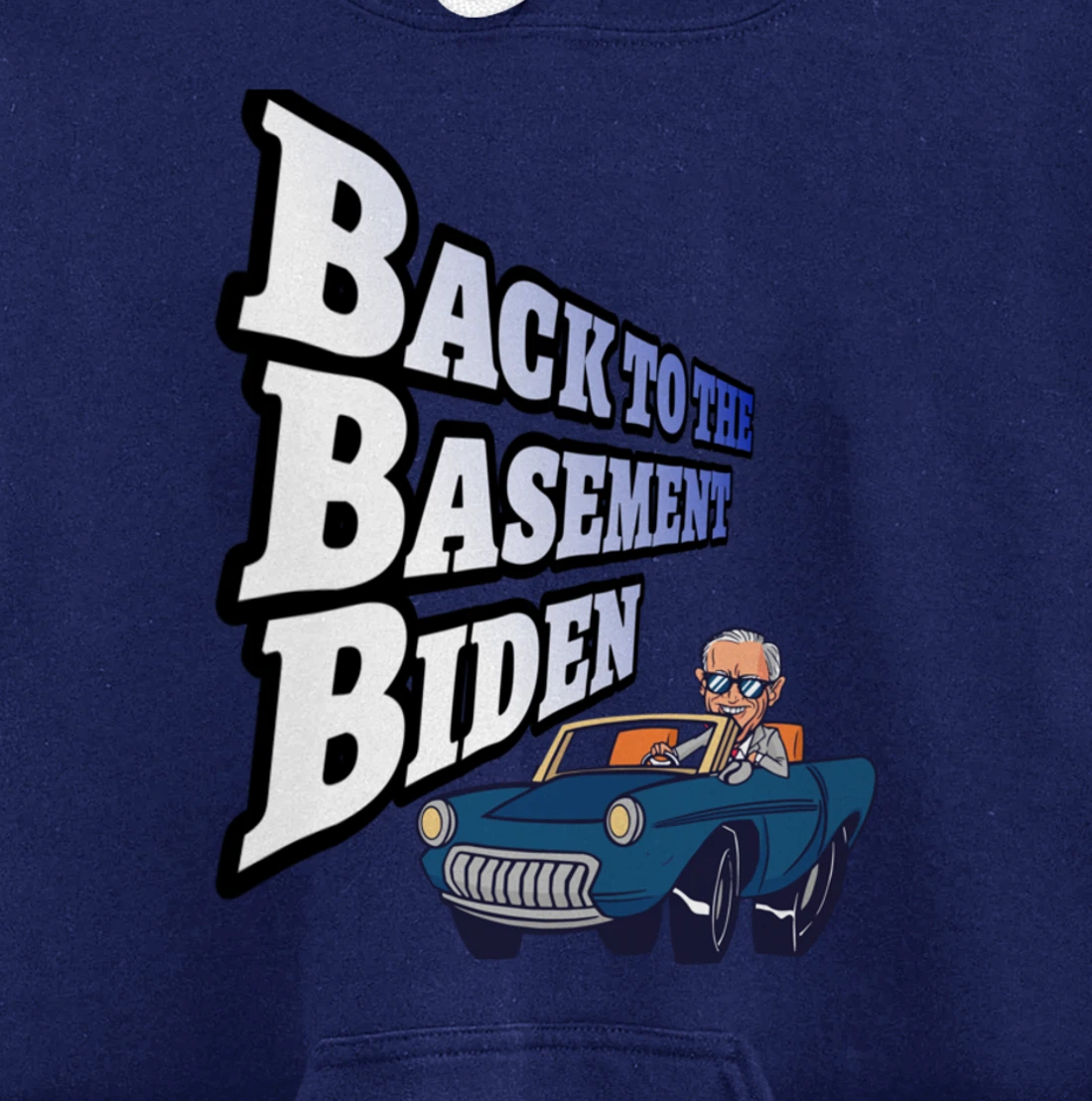 Back to the Basement Biden Trump Bicycle Patriot Republican Pullover Hoodie