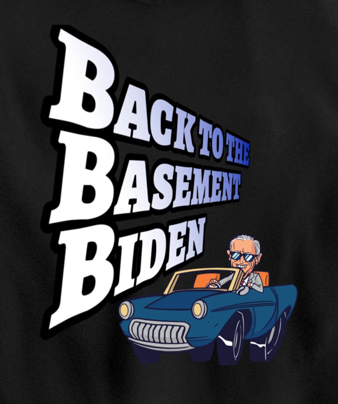 Back to the Basement Biden Trump Bicycle Patriot Republican Pullover Hoodie