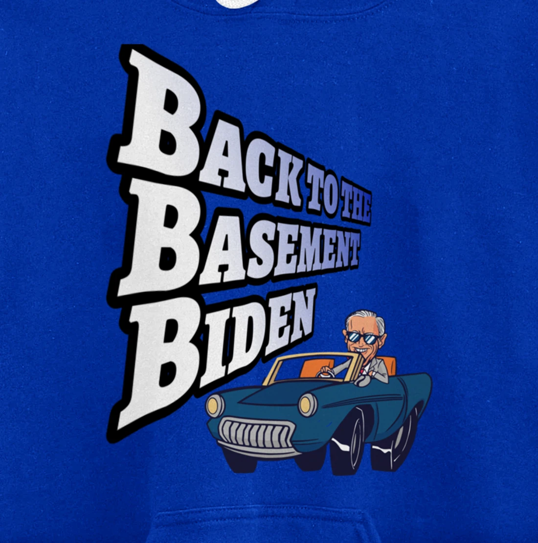 Back to the Basement Biden Trump Bicycle Patriot Republican Pullover Hoodie