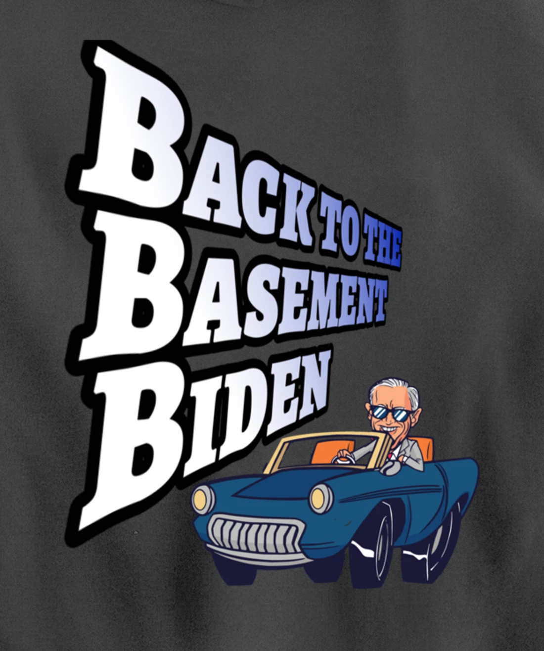 Back to the Basement Biden Trump Bicycle Patriot Republican Pullover Hoodie