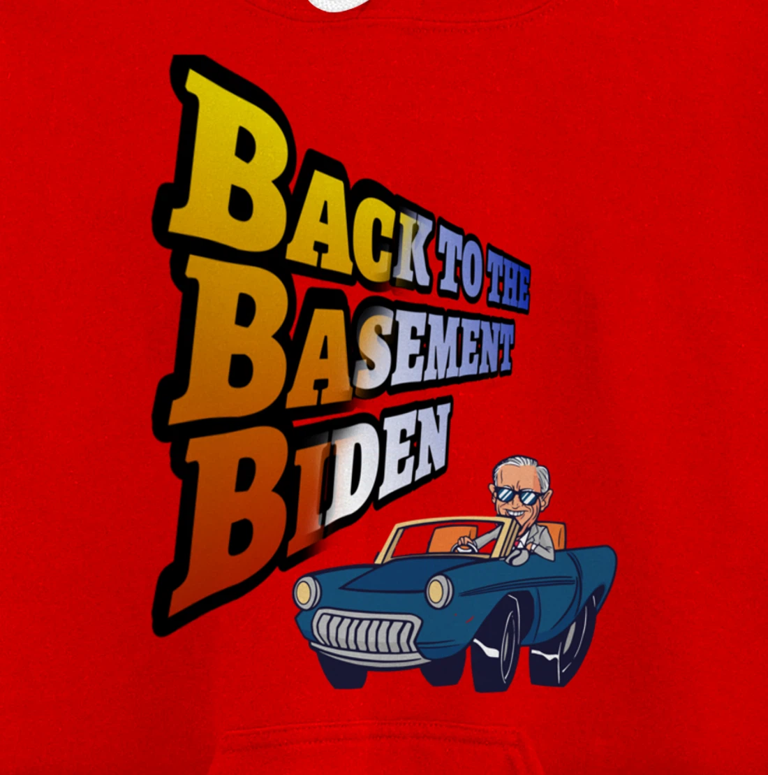 Back to the Basement Biden Trump Bicycle Patriot Republican Pullover Hoodie