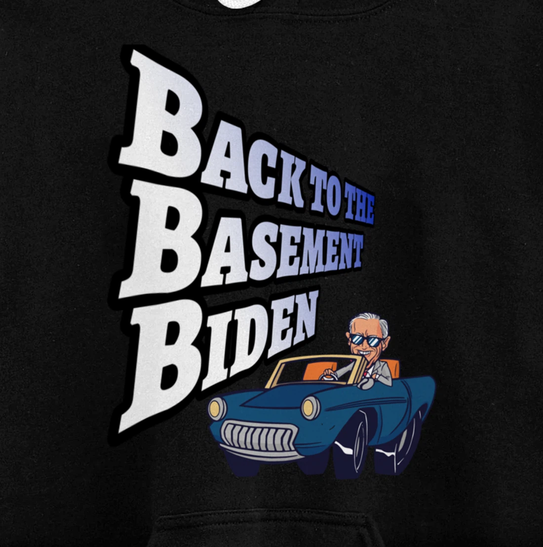 Back to the Basement Biden Trump Bicycle Patriot Republican Pullover Hoodie