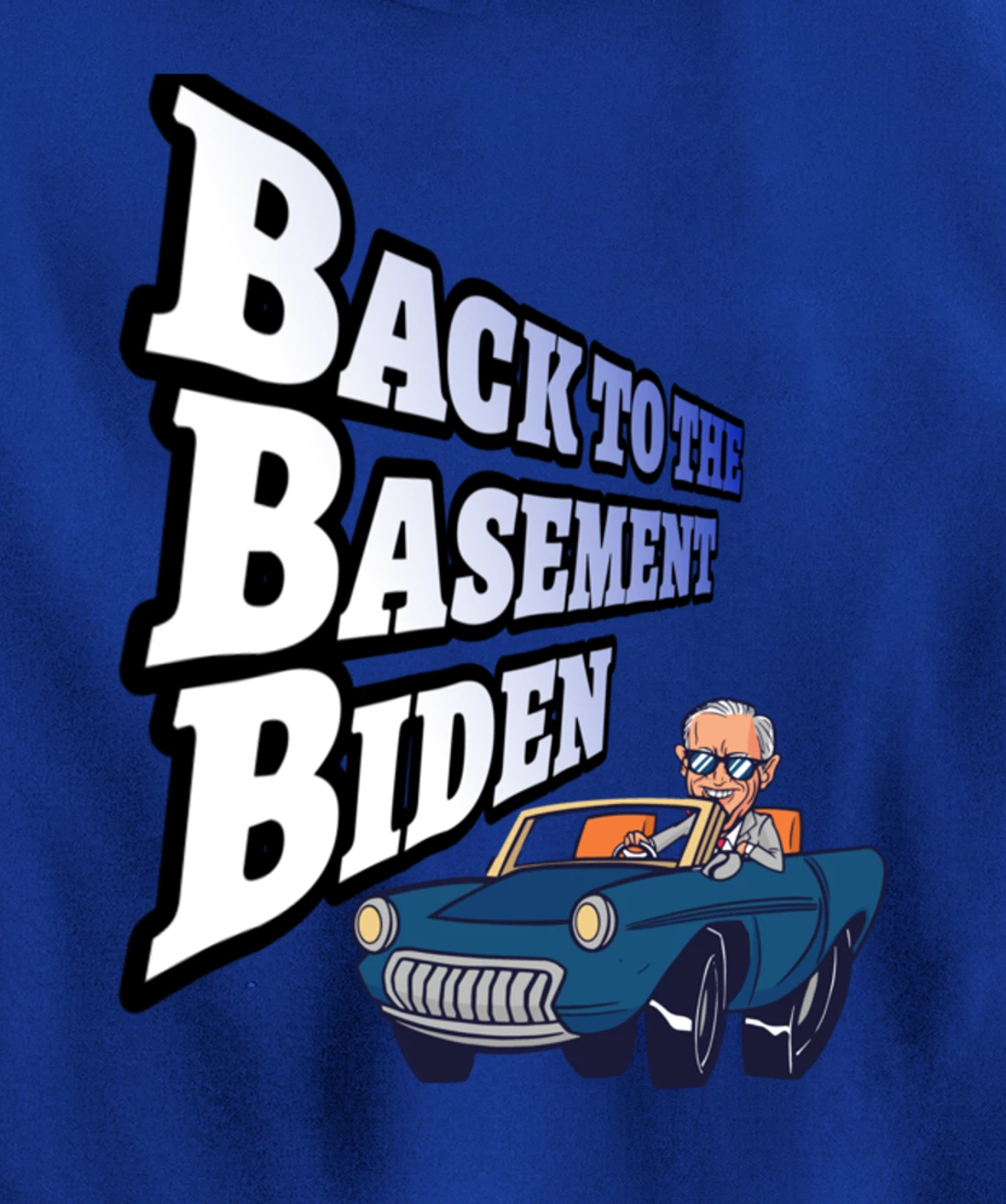 Back to the Basement Biden Trump Bicycle Patriot Republican Pullover Hoodie