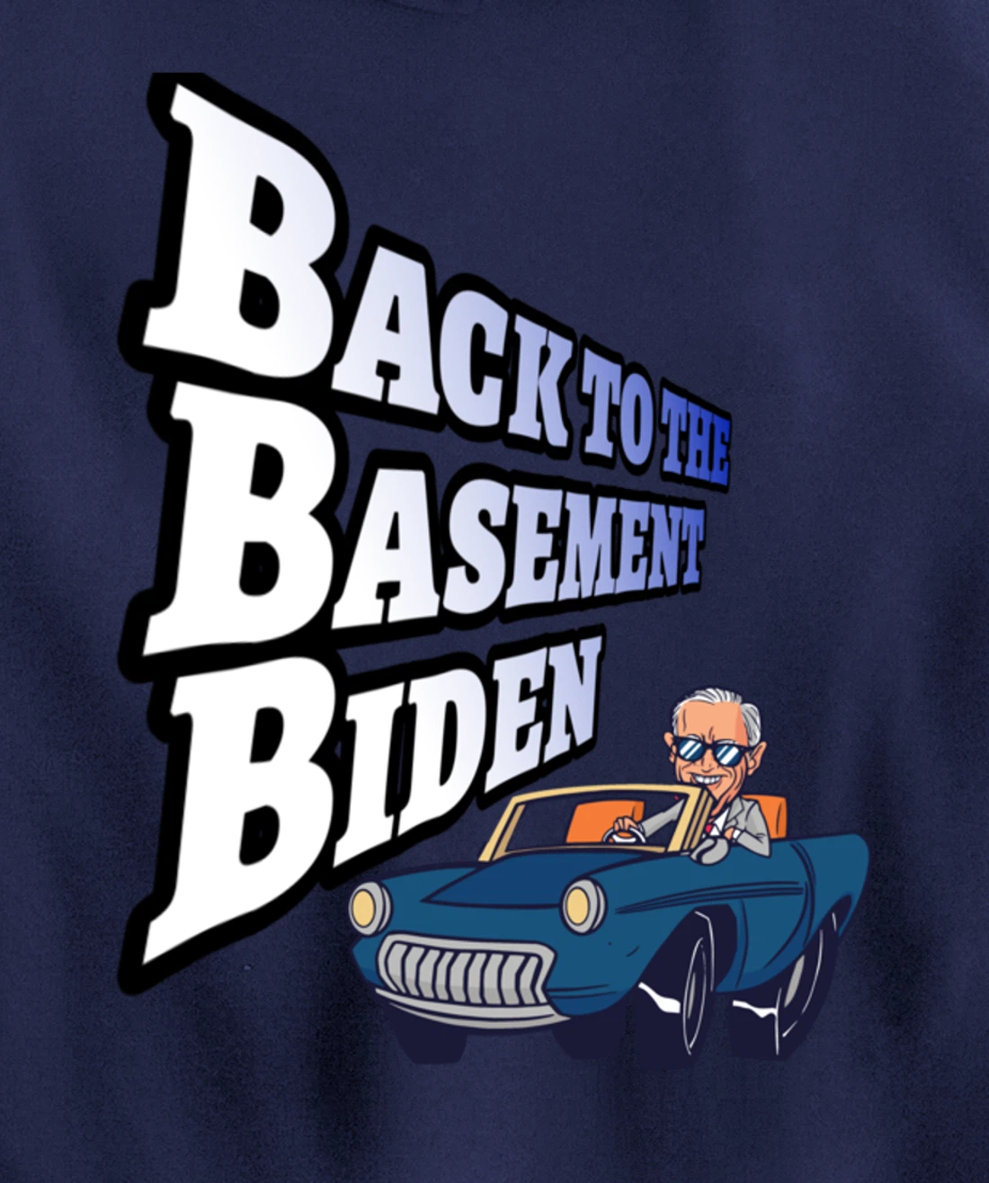 Back to the Basement Biden Trump Bicycle Patriot Republican Pullover Hoodie