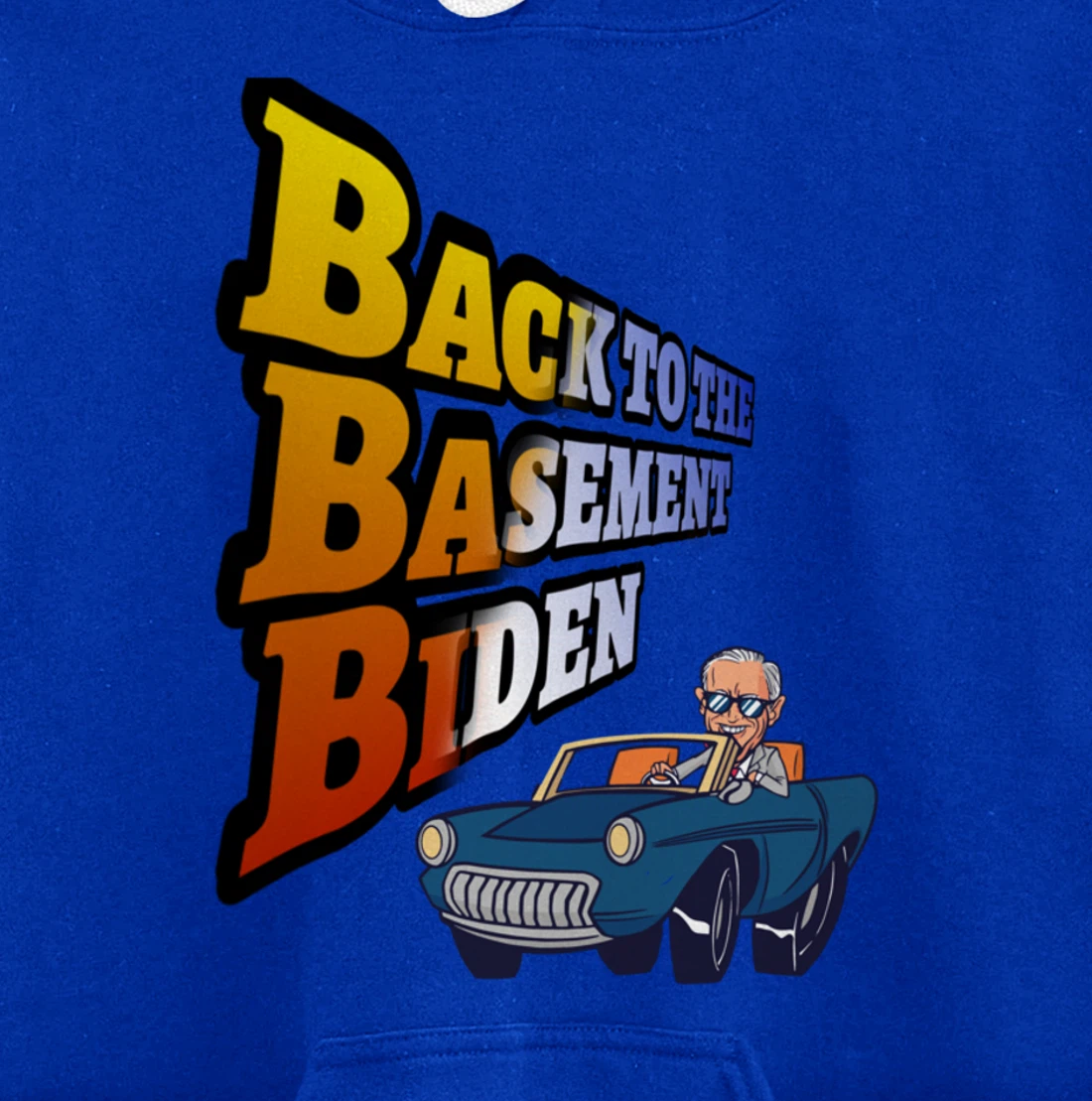 Back to the Basement Biden Trump Bicycle Patriot Republican Pullover Hoodie