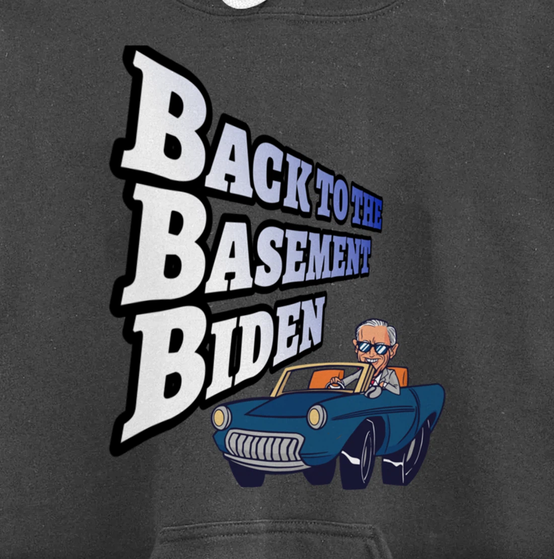 Back to the Basement Biden Trump Bicycle Patriot Republican Pullover Hoodie