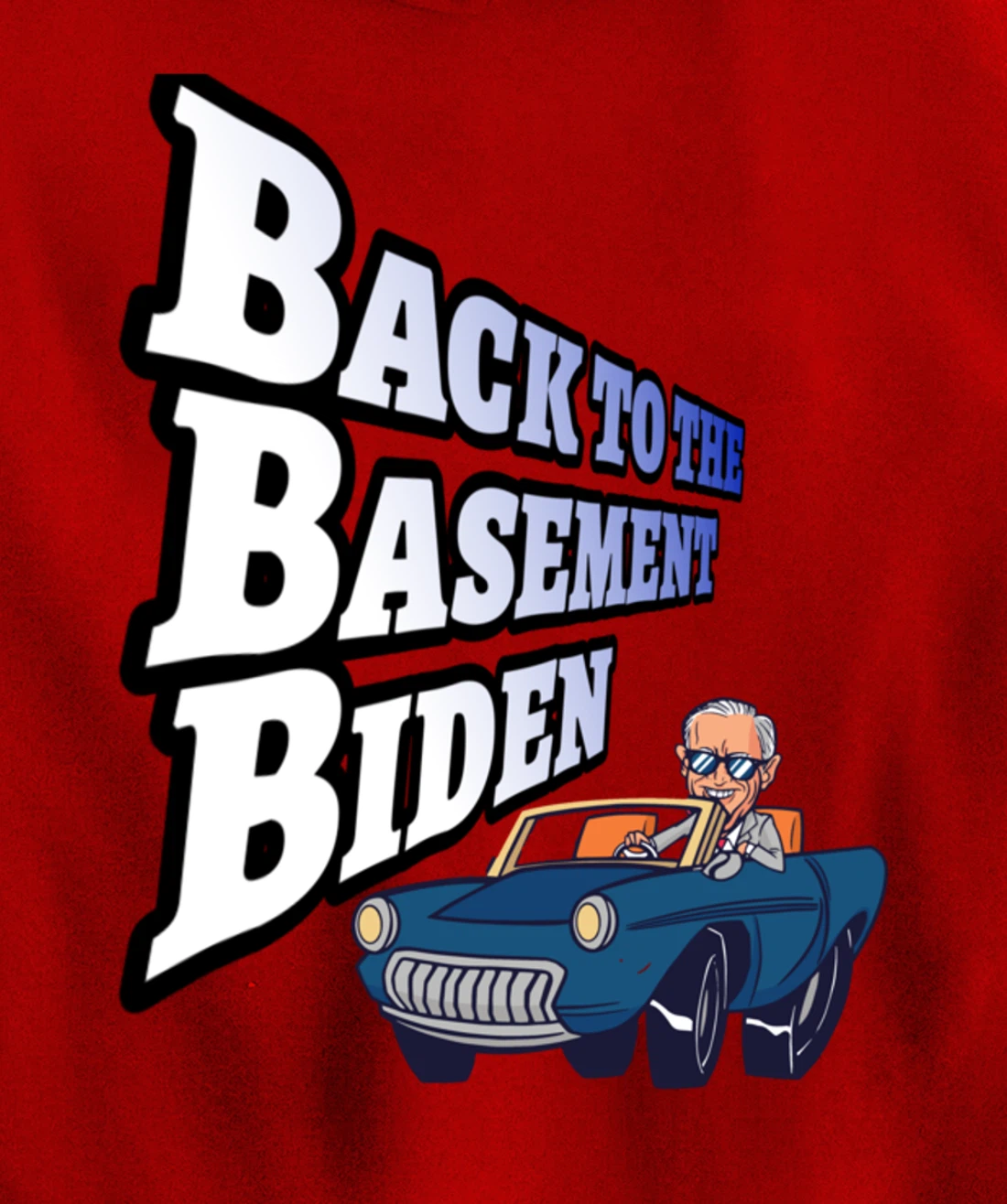 Back to the Basement Biden Trump Bicycle Patriot Republican Pullover Hoodie