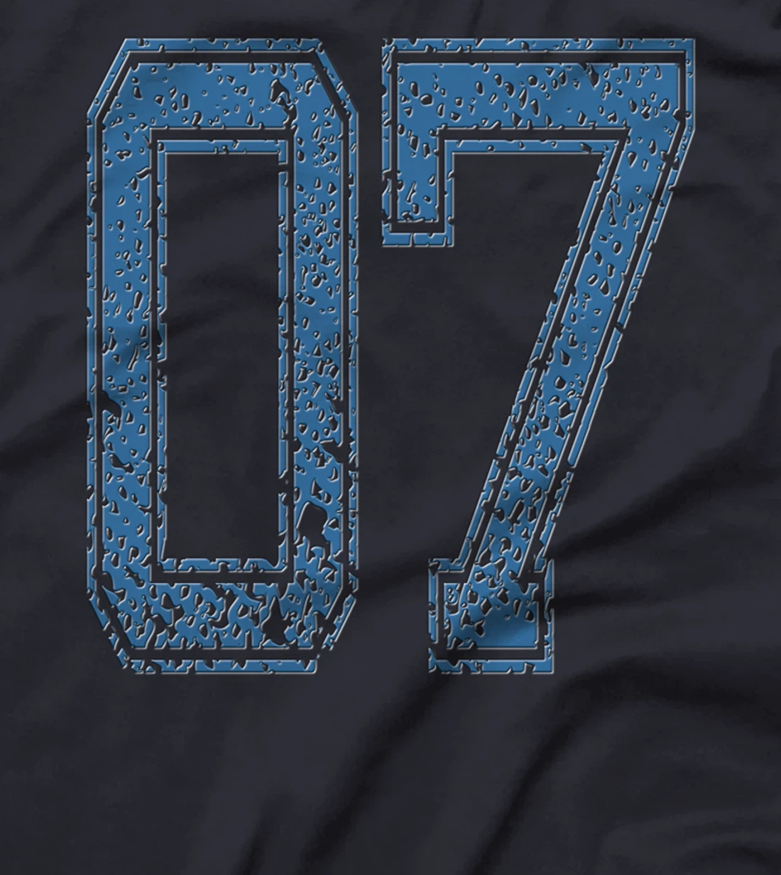 Sports Number 07/ Shirt Number 07/ Year 07 / Team Number 07 T-Shirt