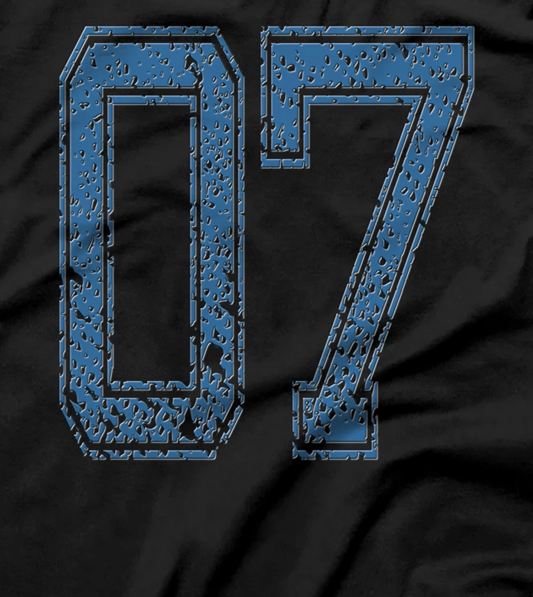 Sports Number 07/ Shirt Number 07/ Year 07 / Team Number 07 T-Shirt