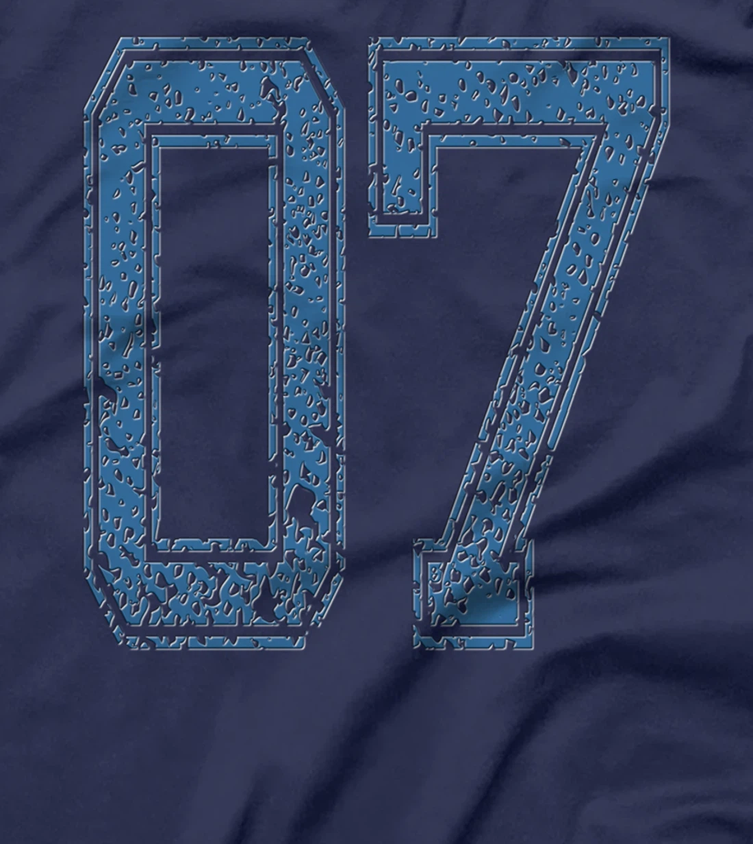 Sports Number 07/ Shirt Number 07/ Year 07 / Team Number 07 T-Shirt